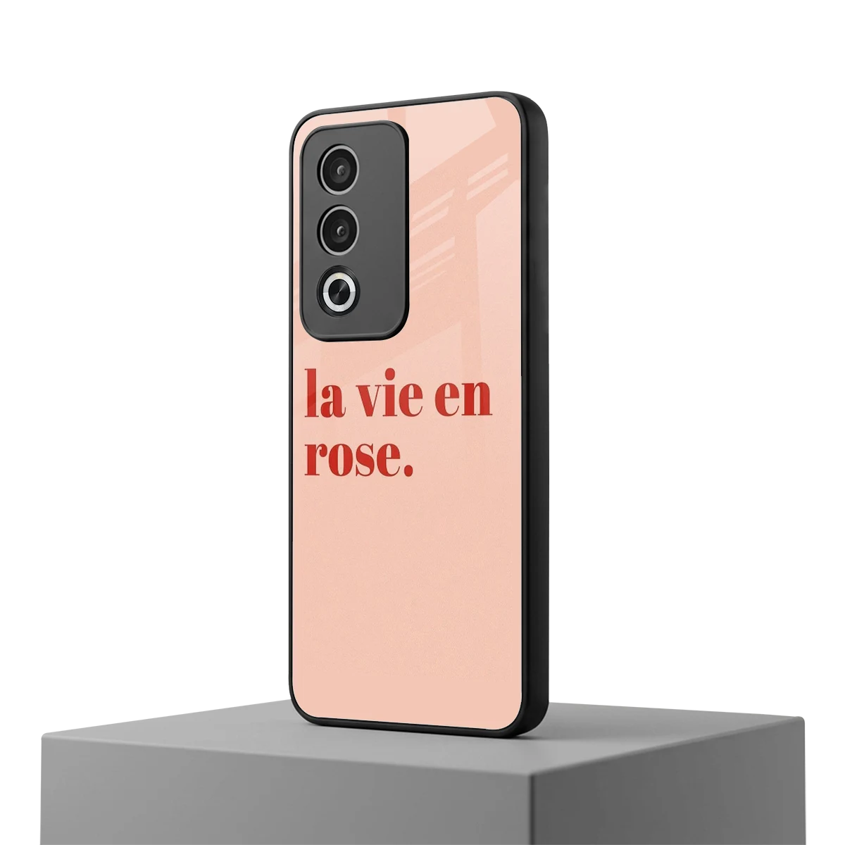 La Vie En Rose Quote oppo a3 pro mobile cover | shockproof glass phone case