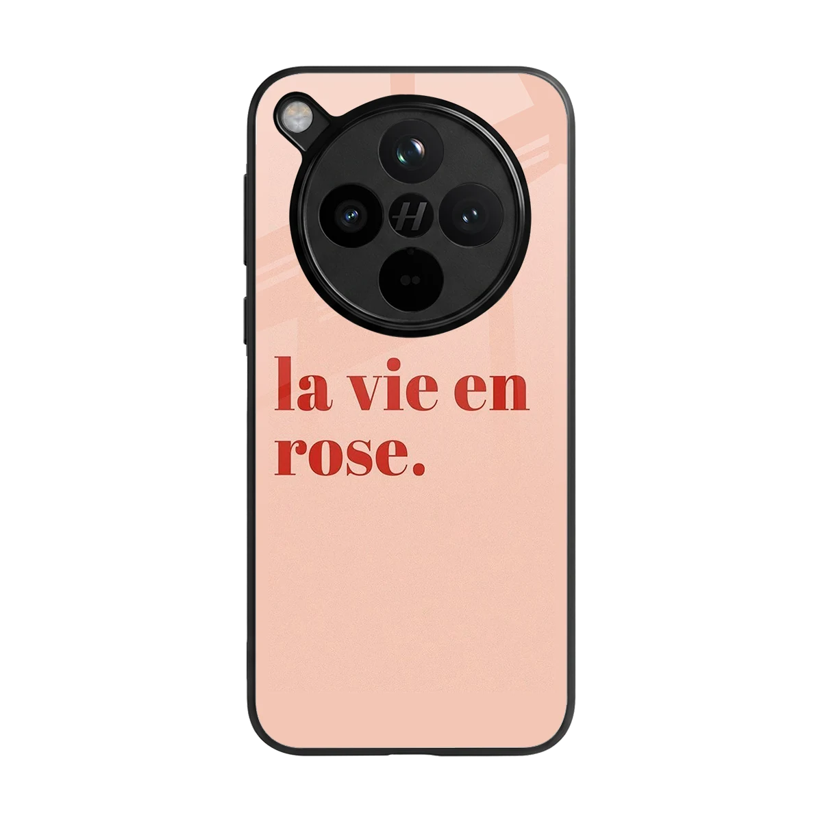 La Vie En Rose Quote back phone cover | glass case for oppo find x8