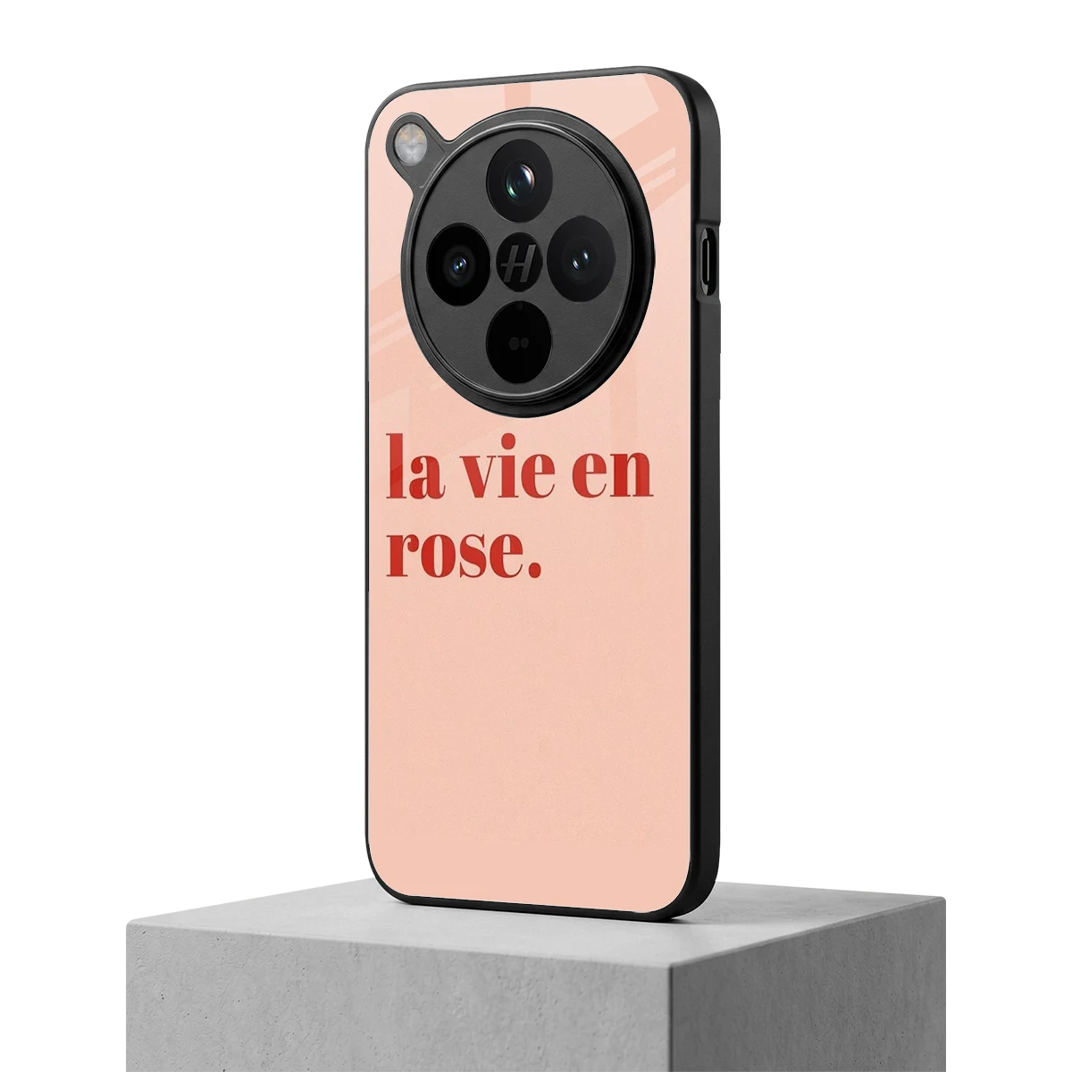 La Vie En Rose Quote oppo find x8 mobile cover | shockproof glass phone case
