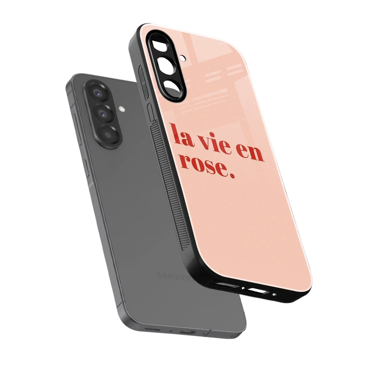 La Vie En Rose Quote sleek samsung galaxy a36 5g cover with tempered glass back and TPU edges