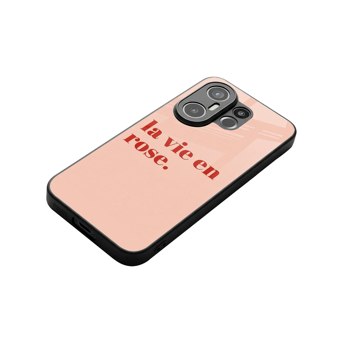 La Vie En Rose Quote stylish phone case for vivo x200 fe | glossy glass and slim fit