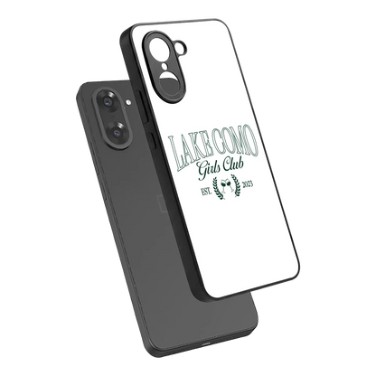 Lake Como sleek oneplus nord ce5 5g cover with tempered glass back and TPU edges