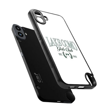Lake Como sleek cmf nothing phone 1 cover with tempered glass back and TPU edges