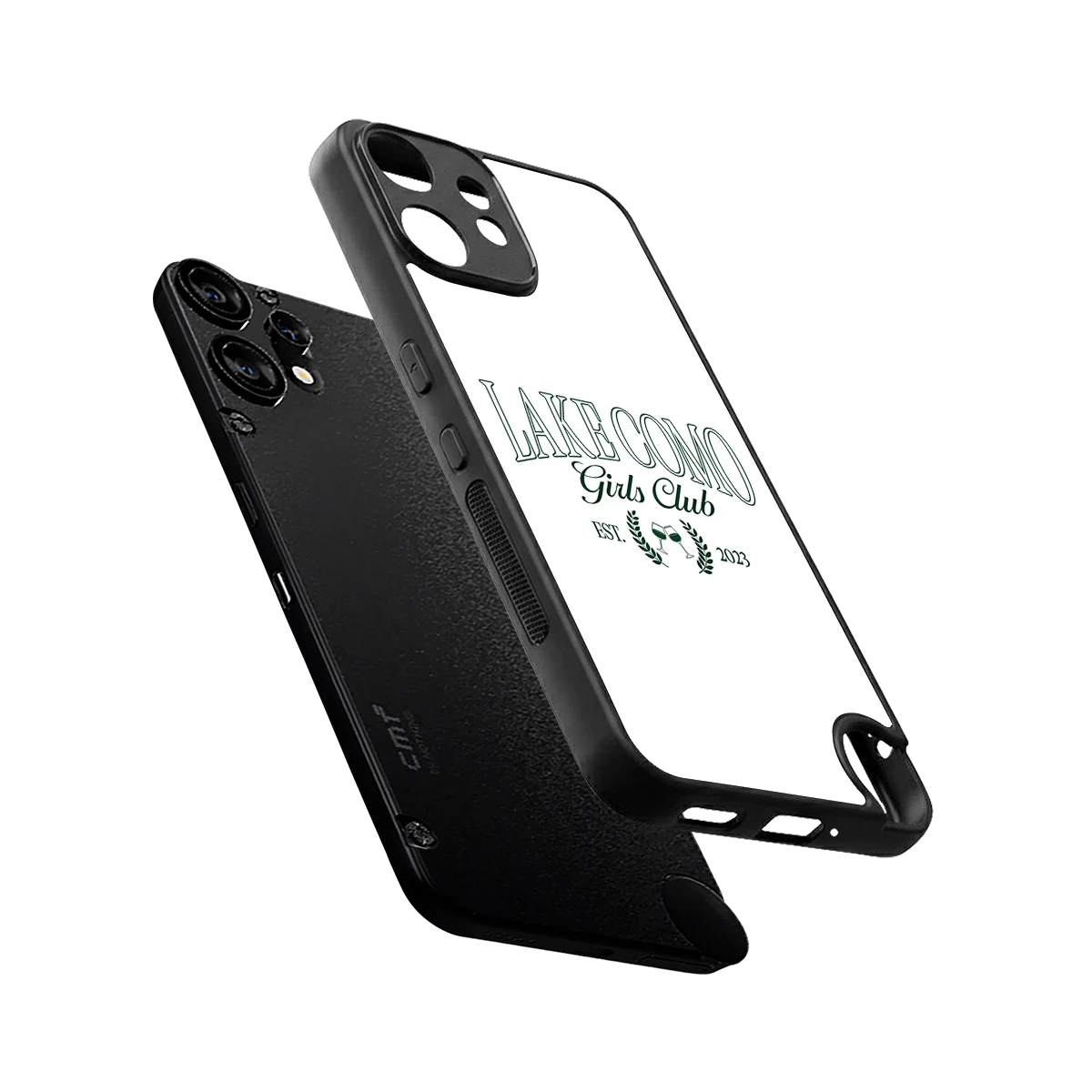 Lake Como sleek cmf nothing phone 2 pro cover with tempered glass back and TPU edges