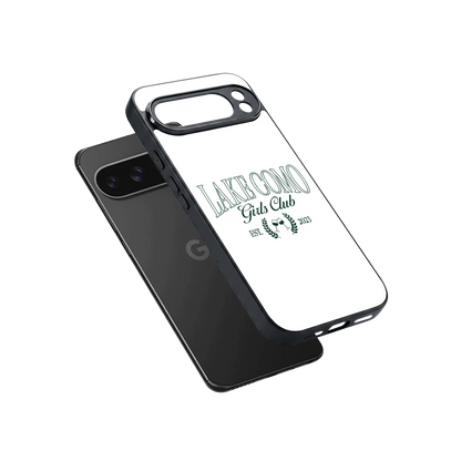 Lake Como sleek google pixel 10 pro xl cover with tempered glass back and TPU edges
