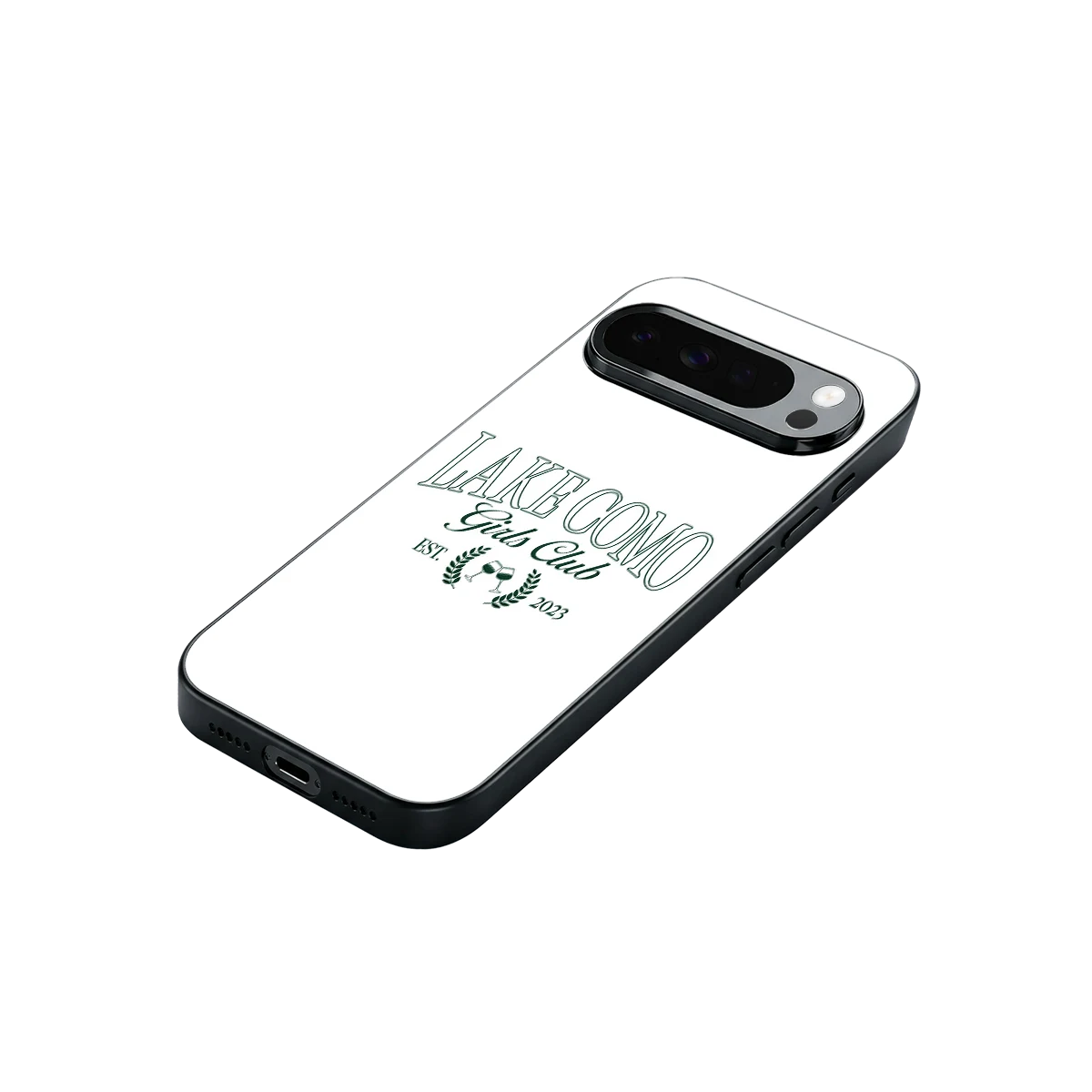 Lake Como stylish phone case for google pixel 10 pro xl | glossy glass and slim fit