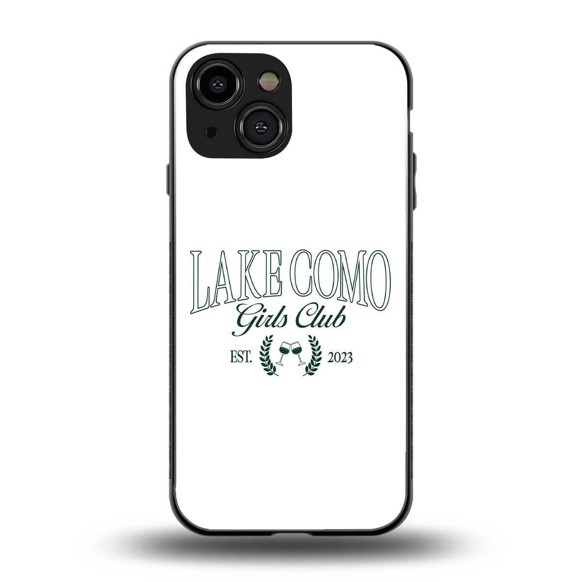 Lake Como back phone cover | glass case for iphone 13 mini