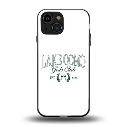Lake Como back phone cover | glass case for iphone 13 mini