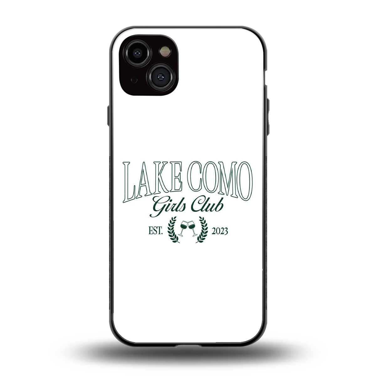 Lake Como back phone cover | glass case for iphone 14 plus