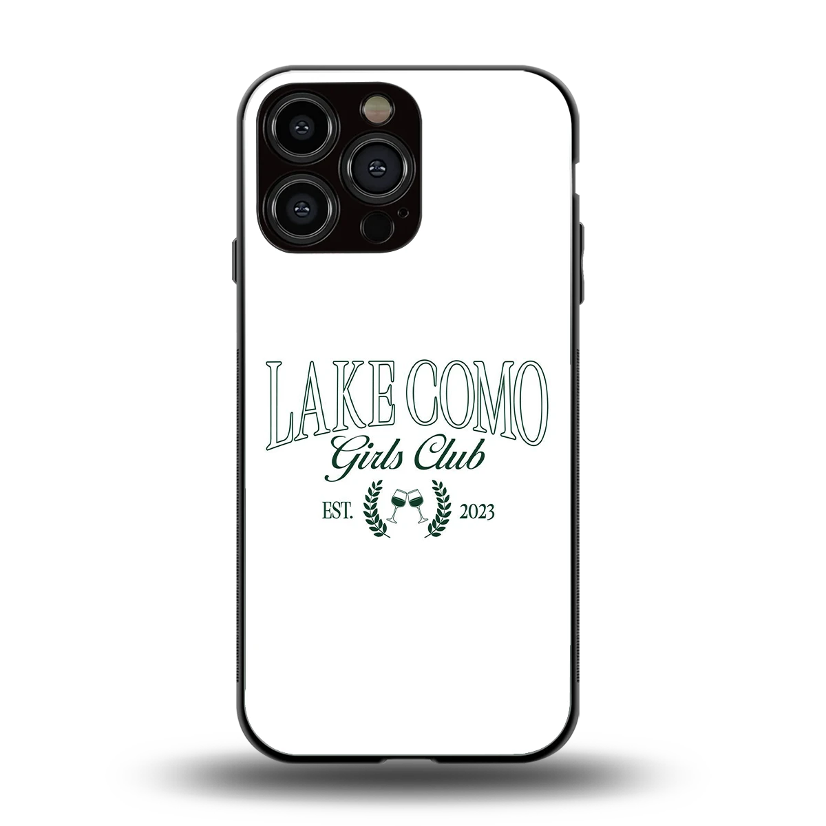Lake Como back phone cover | glass case for iphone 15 pro max