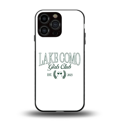 Lake Como back phone cover | glass case for iphone 15 pro max