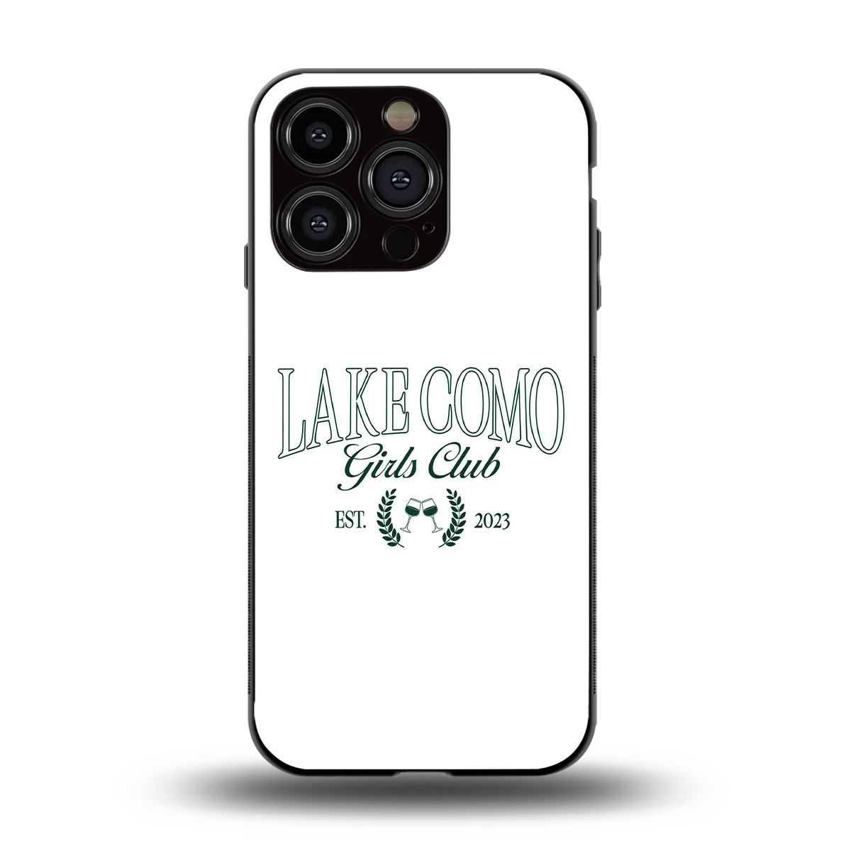 Lake Como back phone cover | glass case for iphone 15 pro