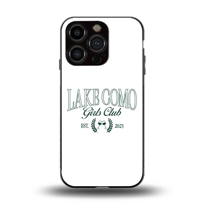 Lake Como back phone cover | glass case for iphone 15 pro