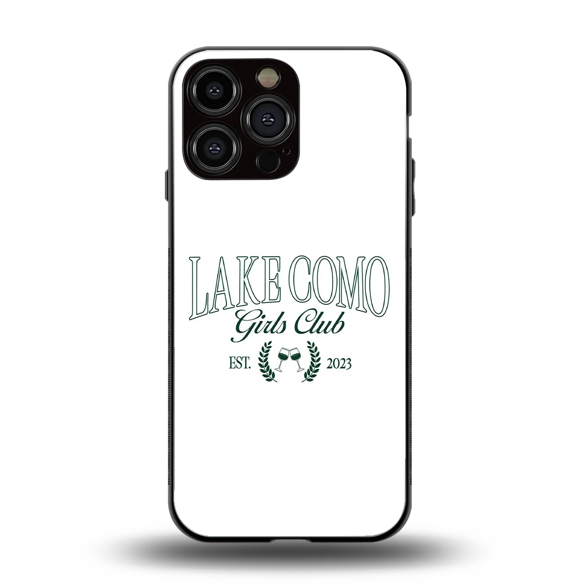 Lake Como back phone cover | glass case for iphone 16 pro max