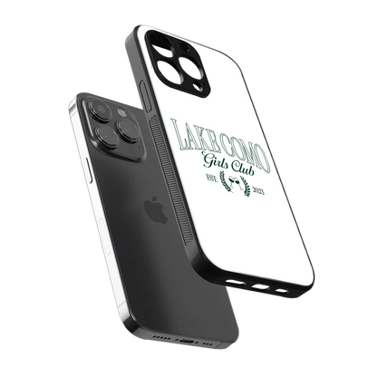 Lake Como sleek iphone 16 pro max cover with tempered glass back and TPU edges