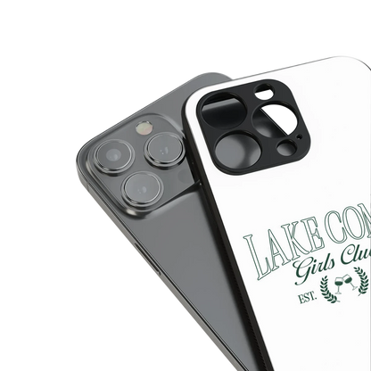 Lake Como stylish phone case for iPhone 16 | glossy glass and slim fit