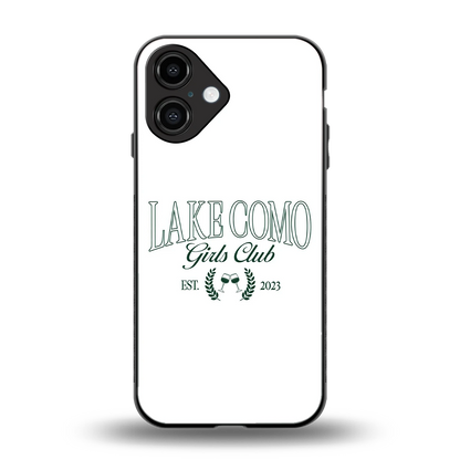 Lake Como back phone cover | glass case for iphone 16