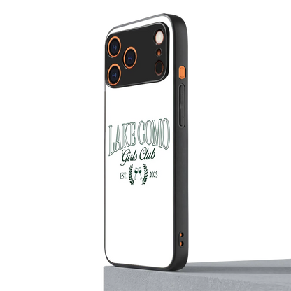 Lake Como iphone 17 pro mobile cover | shockproof glass phone case