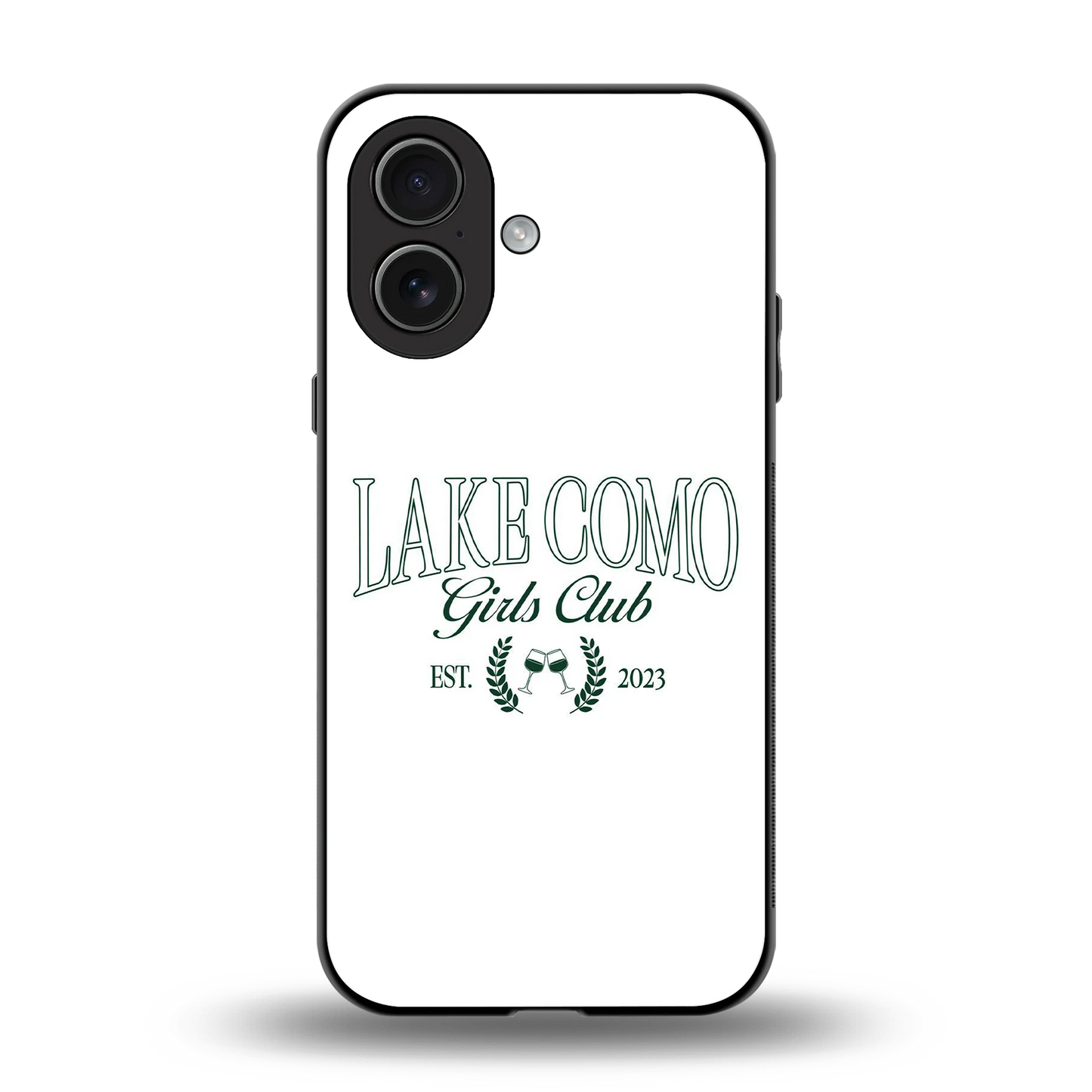 Lake Como back phone cover | glass case for iphone 17
