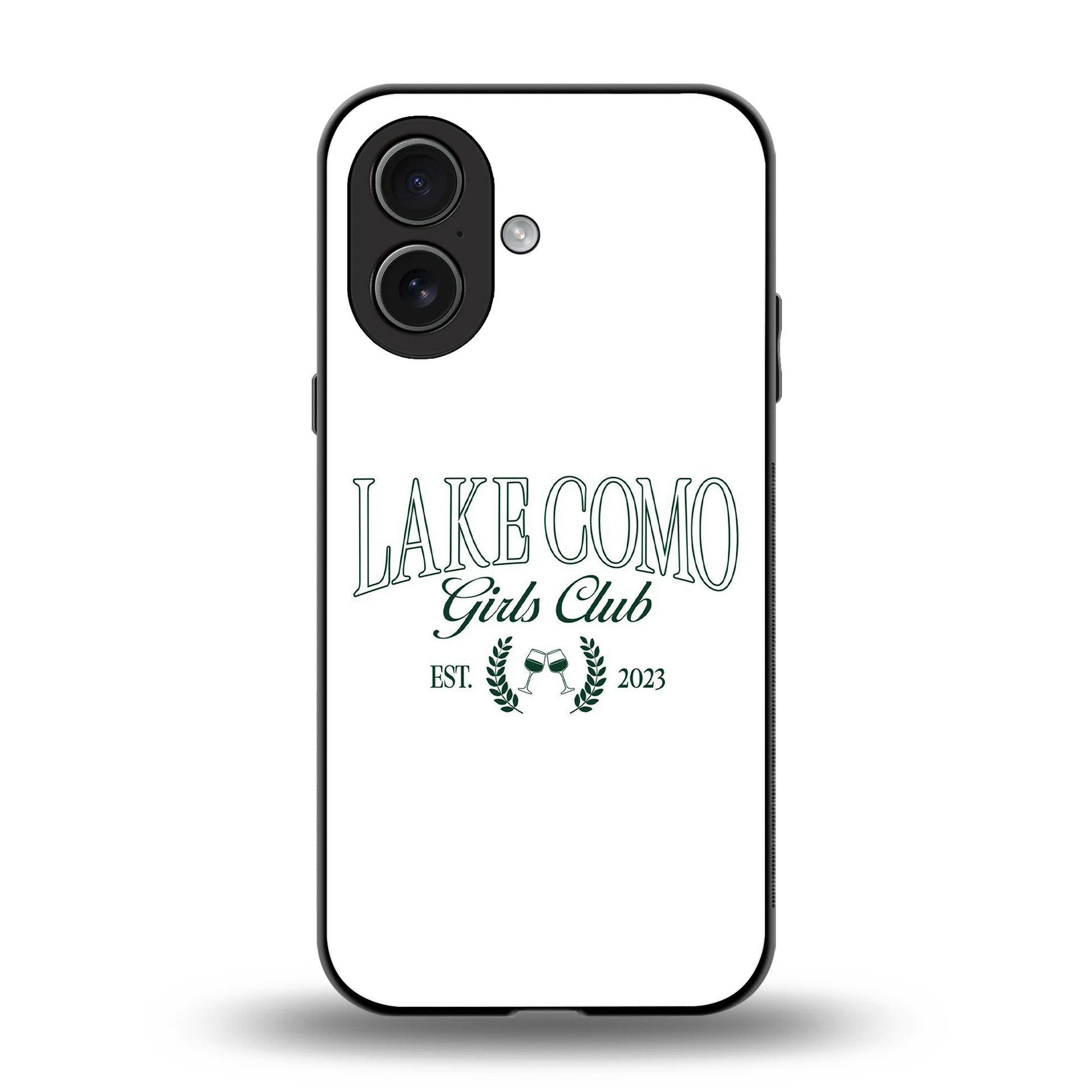 Lake Como back phone cover | glass case for iphone 17