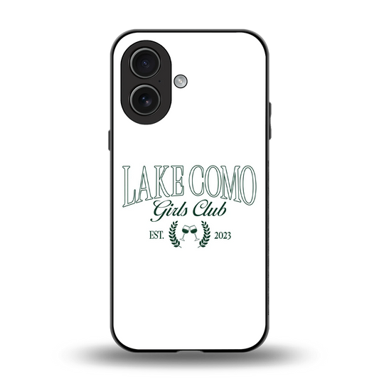 Lake Como back phone cover | glass case for iphone 17