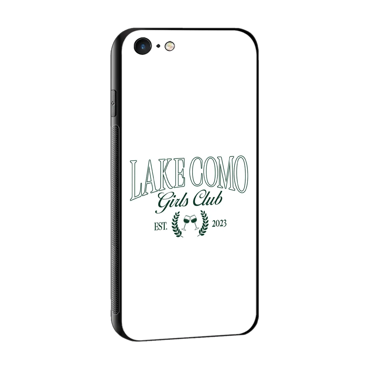Lake Como sleek iphone 6 cover with tempered glass back and TPU edges