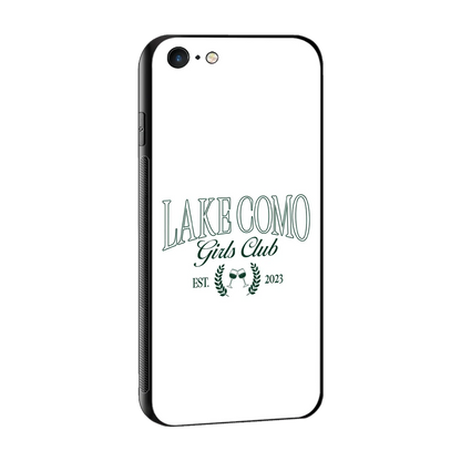 Lake Como sleek iphone 6 cover with tempered glass back and TPU edges