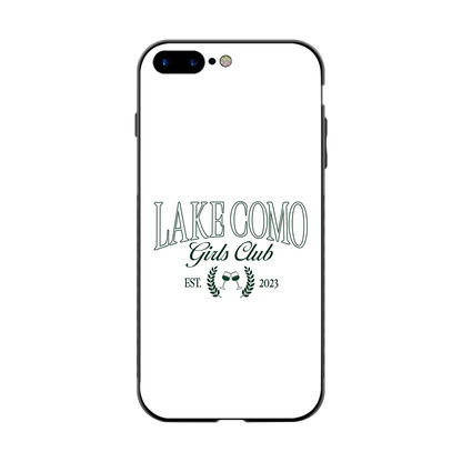 Lake Como back phone cover | glass case for iphone 8 plus