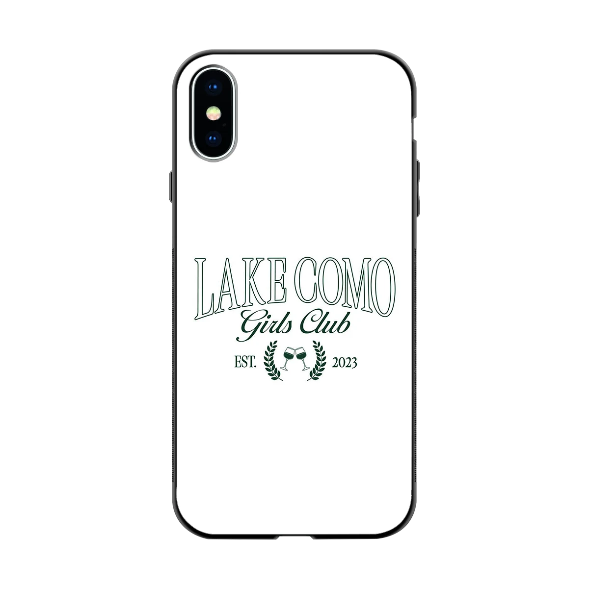 Lake Como back phone cover | glass case for iphone x