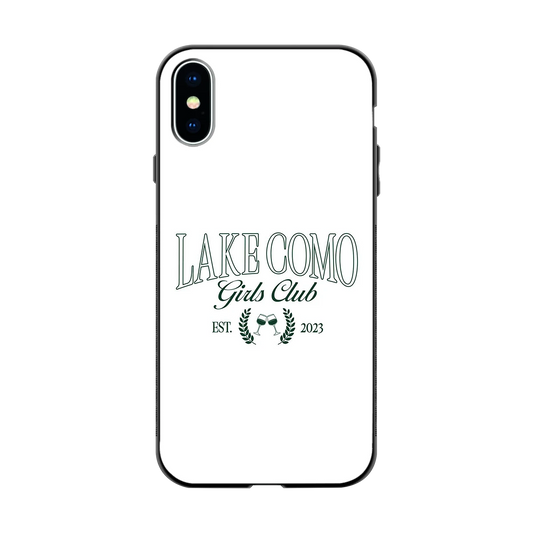 Lake Como back phone cover | glass case for iphone xs