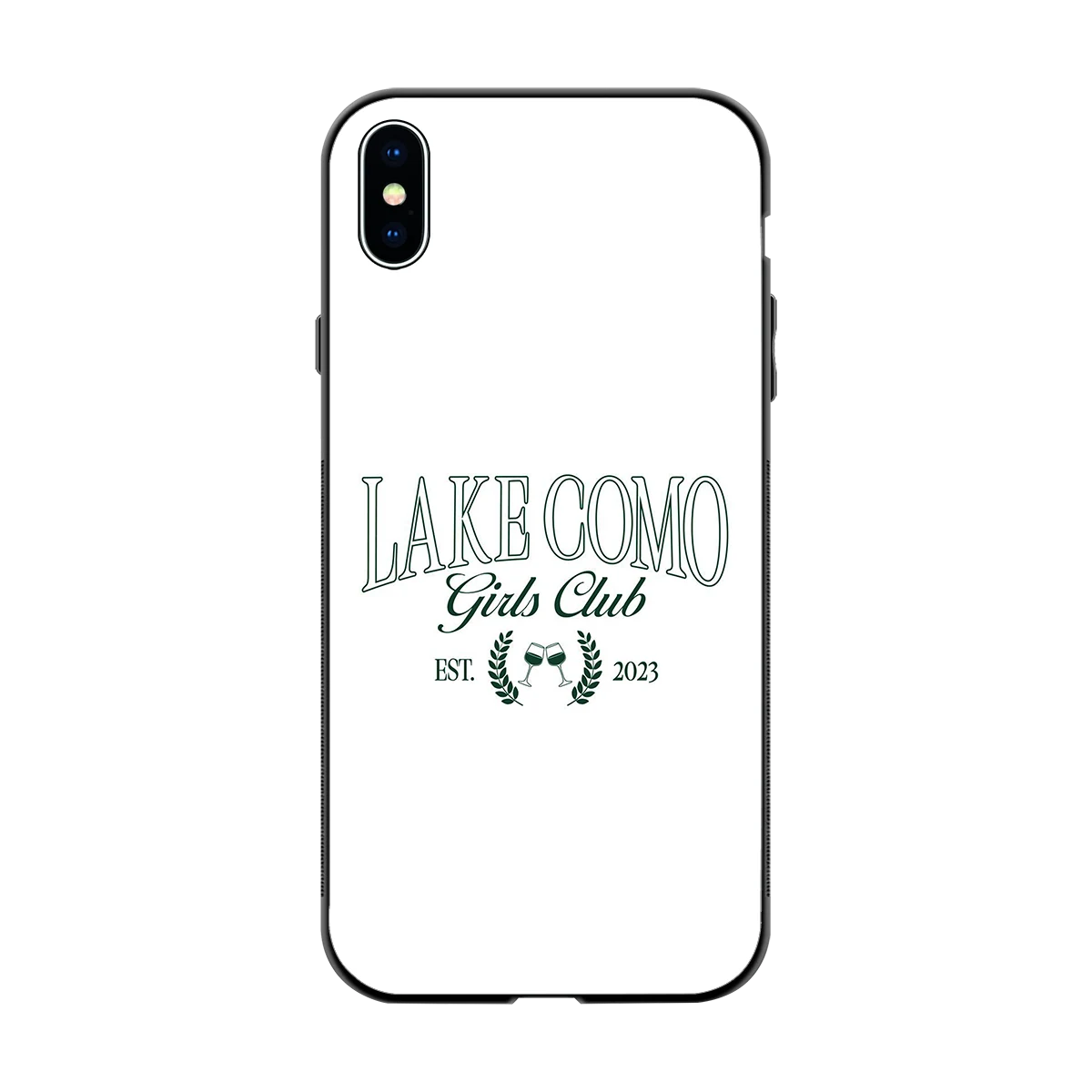 Lake Como back phone cover | glass case for iphone xs max