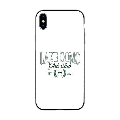 Lake Como back phone cover | glass case for iphone xs max