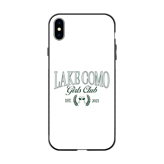 Lake Como back phone cover | glass case for iphone xs max
