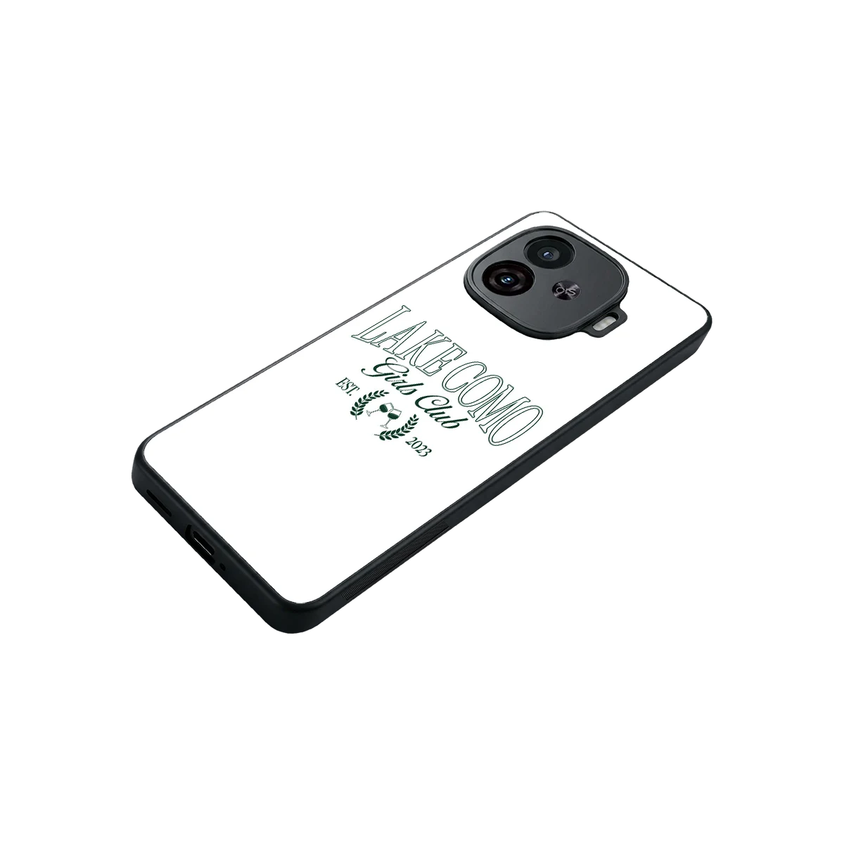 Lake Como stylish phone case for iqoo neo 10r 5g | glossy glass and slim fit