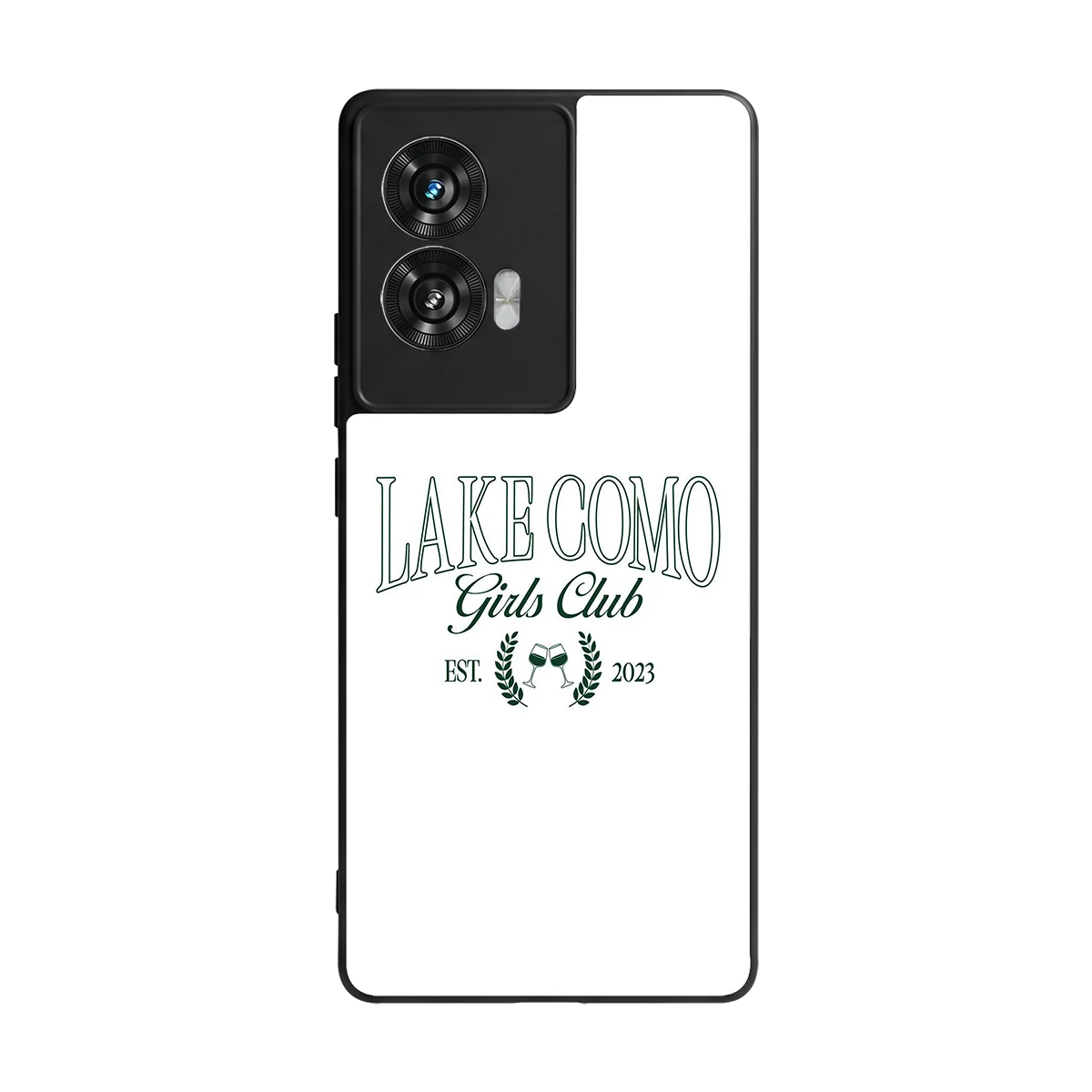 Lake Como back phone cover | glass case for motorola edge 50 fusion