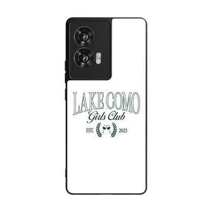 Lake Como back phone cover | glass case for motorola edge 50 fusion