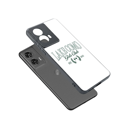 Lake Como sleek motorola edge 50 fusion cover with tempered glass back and TPU edges