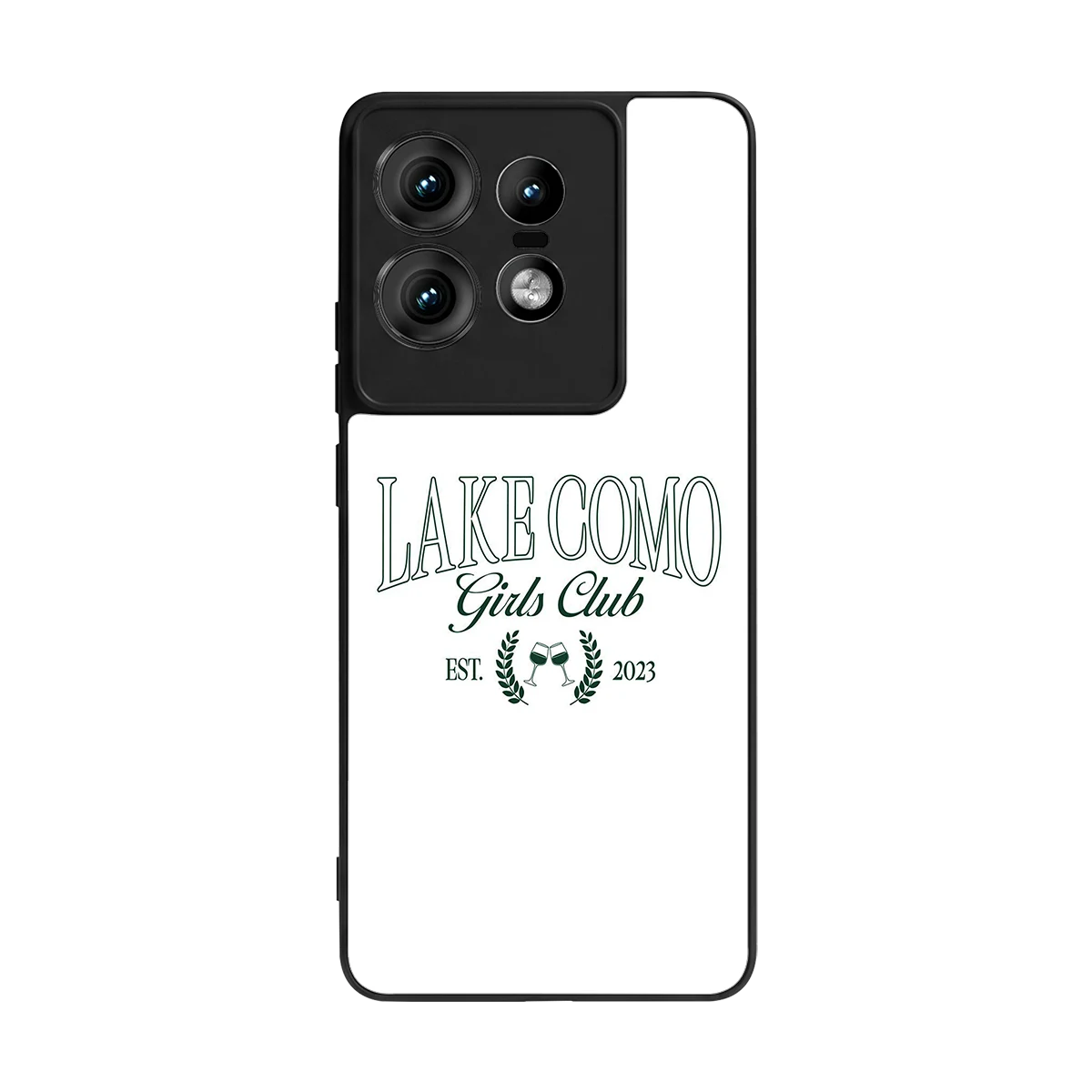 Lake Como back phone cover | glass case for motorola edge 50 pro
