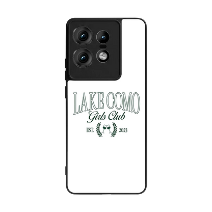 Lake Como back phone cover | glass case for motorola edge 50 pro