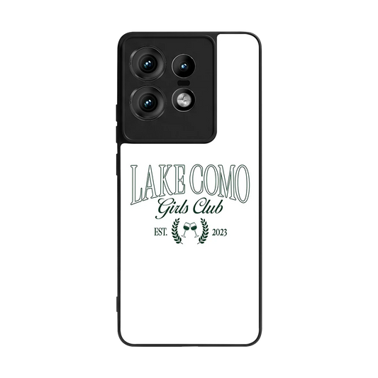 Lake Como back phone cover | glass case for motorola edge 50 pro