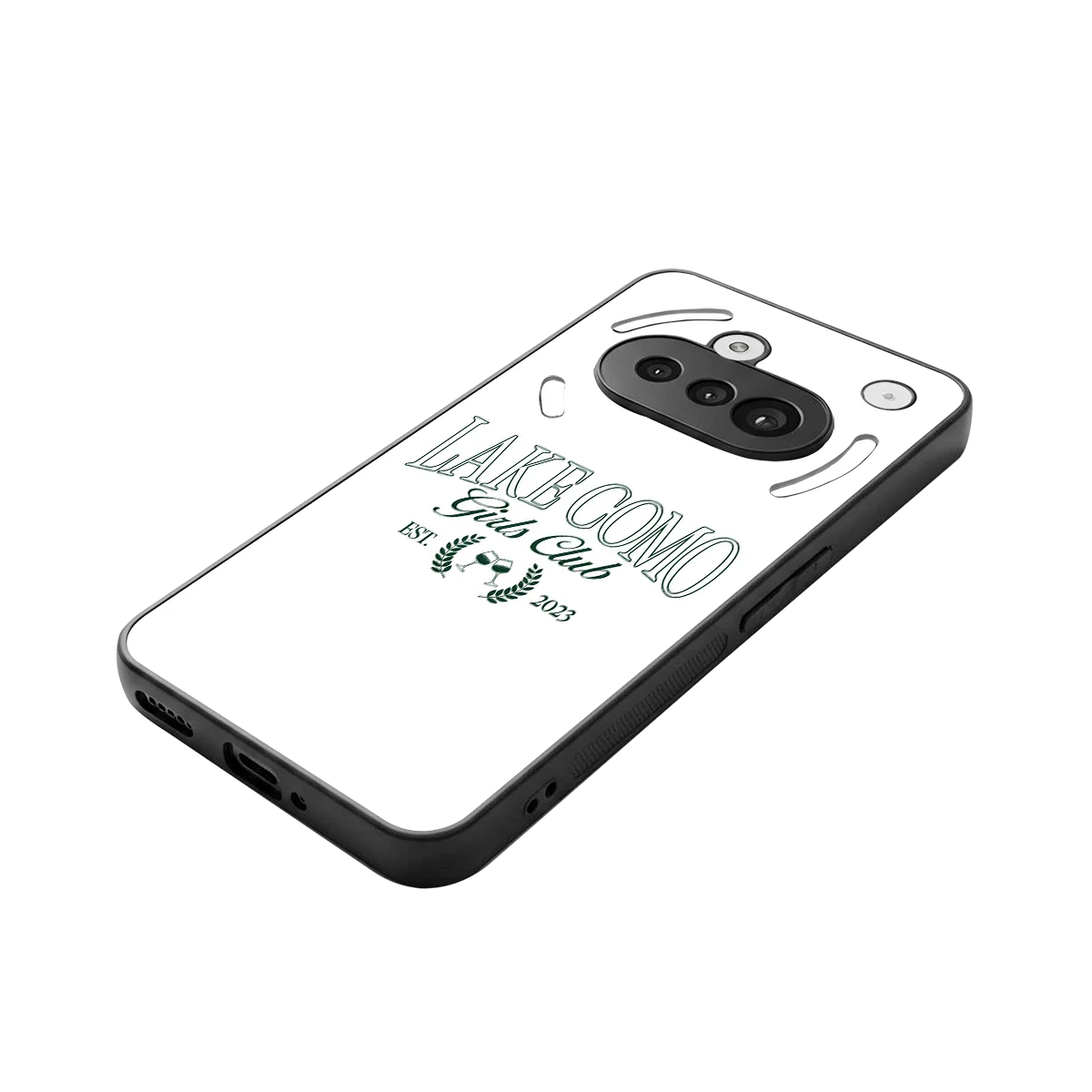 Lake Como stylish phone case for nothing phone 3a | glossy glass and slim fit