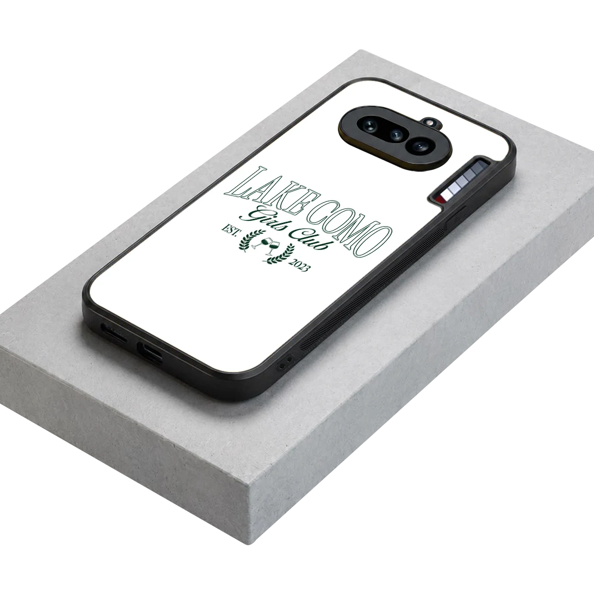 Lake Como stylish phone case for nothing phone 4a | glossy glass and slim fit