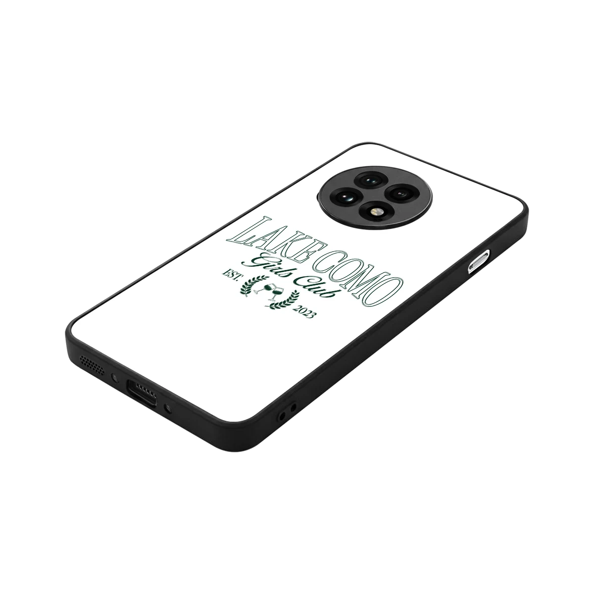 Lake Como stylish phone case for oneplus 13r | glossy glass and slim fit