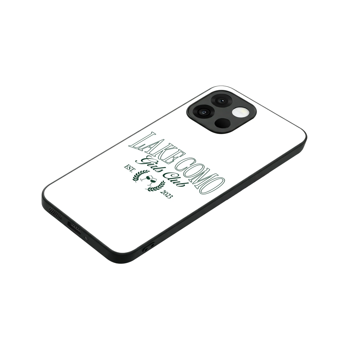 Lake Como stylish phone case for oneplus 13s | glossy glass and slim fit