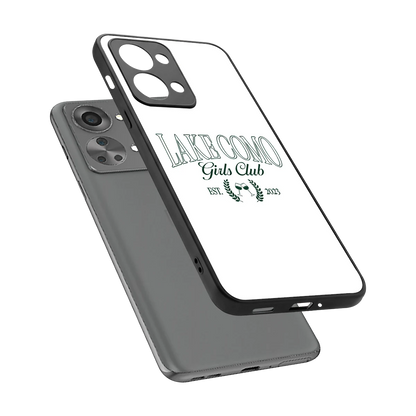 Lake Como sleek oneplus nord 2t cover with tempered glass back and TPU edges