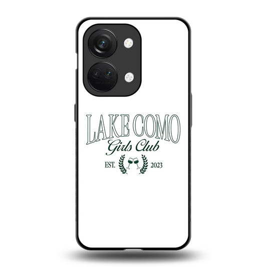 Lake Como back phone cover | glass case for oneplus nord 3
