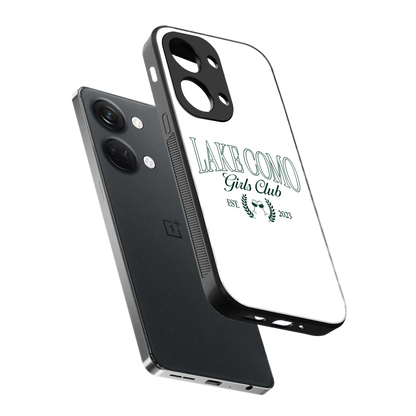 Lake Como sleek oneplus nord 3 cover with tempered glass back and TPU edges