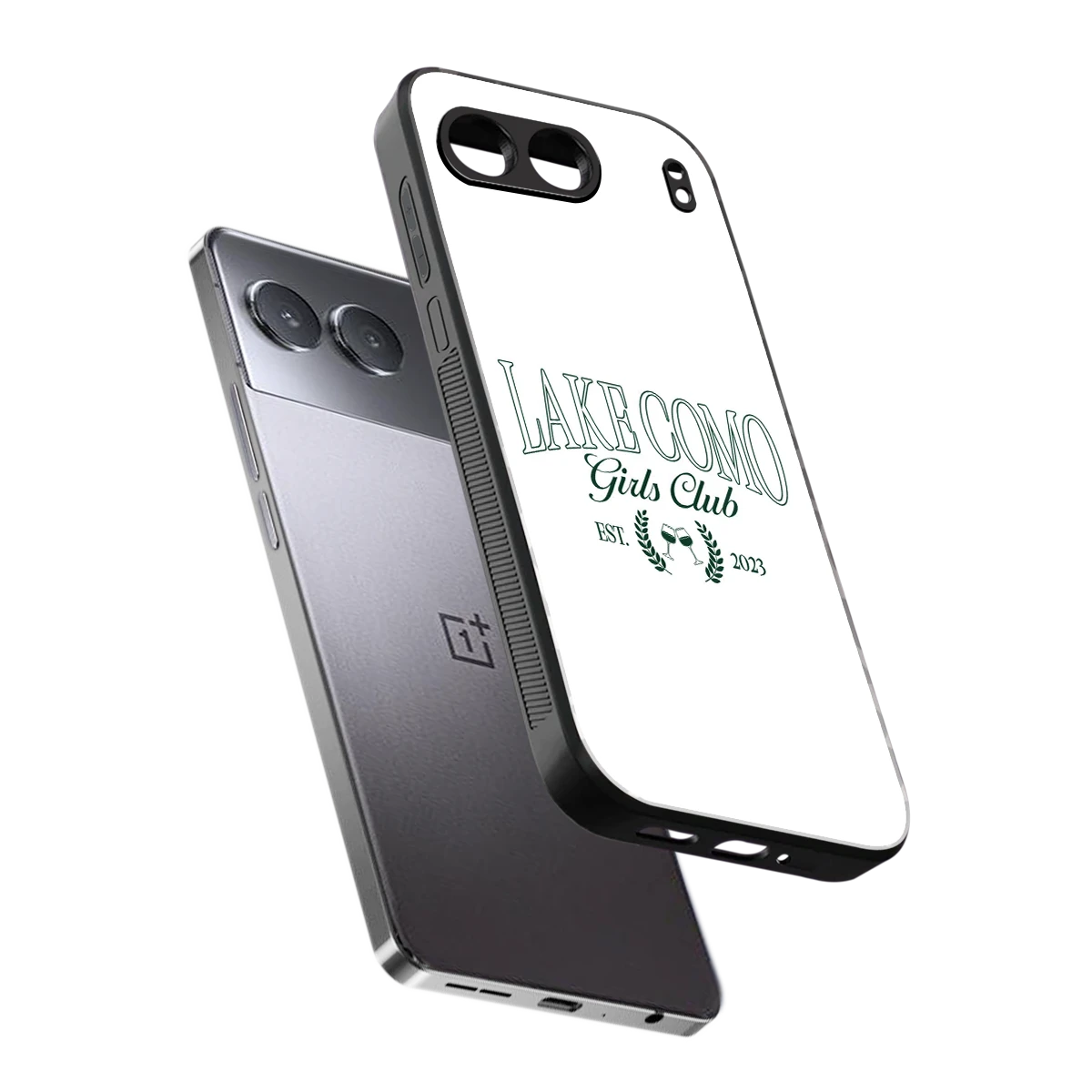 Lake Como sleek oneplus nord 4 cover with tempered glass back and TPU edges