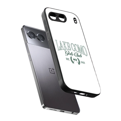 Lake Como sleek oneplus nord 4 cover with tempered glass back and TPU edges