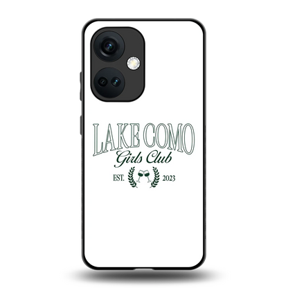 Lake Como back phone cover | glass case for oneplus nord ce 3